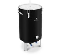 Nero Fermentatore conico - 70 L - 0 - 40 °C - Acciaio inox - Con rivestimento isolante | Royal Catering