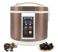 Fermentatore per Aglio Nero da 6 Litri, Aglio Nero Fermentato Automatico con Camera Interna, Pannello di Controllo, Riscaldamento Uniforme a 360°, Fermentatore Intelligente Fatto in Casa per Yogurt