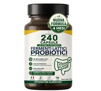 Fermenti Lattici Probiotici 240 Capsule Multiceppo 46 Miliardi UFC per Flora