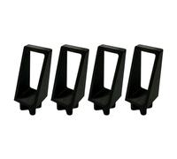 Fermi compatibili con Tmat a base larga, Black 4PCS | Costruzione a telaio aperto, fornisce punti arresto e divisione, aiuta a mantenere oggetti trasportati