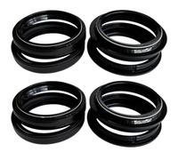 Fermi e guarnizione paraolio ammortizzatore forcella anteriore 48x58 compatibili con DRZ400SM RMZ250 RMZ RM Z 250 RM Z250 DRZ400 DRZ 400(4pc Seal 4pc Cover)