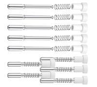 Fermi per schermo resistenti alla corrosione da 10 Installazione semplice Chiusure a molla per un montaggio sicuro, Uso nel seminterrato balconi Facile installazione Stantuffo per finestra