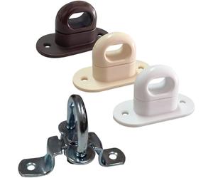 Fermo Cavallotto per Occhielli Ovali | Plastica o Ferro Zincato - Materiale: ACCIAIO ZINCATO