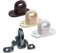 Fermo Cavallotto per Occhielli Ovali | Plastica o Ferro Zincato - Materiale: PVC AVORIO