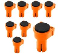 Fermo Da Banco - Nylon 3x3x4.7cm | Set Da 8 Utensili Ausiliari Per Banco Da Lavoro | Arresto Di Posizionamento Anti-Graffio | Accessorio Di Serraggio Per Falegnameria E Progetti Fai Da Te