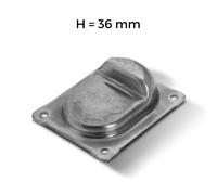 Fermo d'arresto F 105 BP per cancelli a due ante - Rolling Center