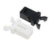 Fermo for bidone della spazzatura Frigoriferi Bollitori elettrici Scatole di plastica di alta qualità Clip di riparazione for chiusura a scatto Fibbie for interruttori(White-10pcs)