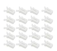 Fermo for bidone della spazzatura Frigoriferi Bollitori elettrici Scatole di plastica di alta qualità Clip di riparazione for chiusura a scatto Fibbie for interruttori(White-20pcs)