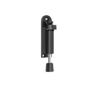 Fermo for porta a pedale in lega di zinco regolabile con molla in gomma resistente alla ruggine(Black)