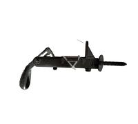 Fermo imposta a pendolo a vite con piastrina Fermaserrande nero