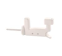 FERMO IMPOSTA AUTOMATICO ESIN PLAST SUPER TOP GRILLO ART. 099993000 CON VITE DA mm 70 (BREVETTATO) IN POLIAMMIDE (NYLON) (Bianco 9010 art. 099993000004)