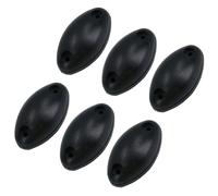 Fermo paraurti ovale in gomma stand off 22 mm per rimorchi box cavalli