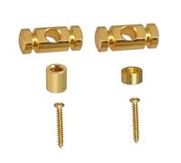 Fermo Per Alberi Per Corde Per Rulli Per Chitarra Con Set Di Viti Di Montaggio Per Parti Di Chitarre Elettriche Guida Per Chitarra Argento/nero/dorato(Gold)