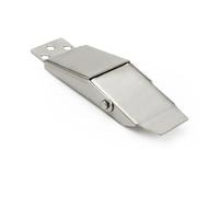 Fermo per cassetta degli attrezzi HASP in acciaio inossidabile 304, fermo per alloggiamento nascosto industriale, fermo per apparecchiature mediche, fermo DK607, 1 pezzo(Buckle steel)