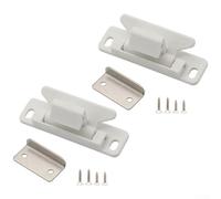 Fermo per cassetti camper, confezione da 2 con viti per serrature per cassetti rimorchi, serrature di ingresso per evitare il movimento dei cassetti sulla strada (bianco)