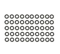 Fermo per clip ad anello con O-per set di anelli per chiavi a trasmissione quadrata da 1/2 "- per acciaio resistente e gomma Snap per anello, confezione da 50/100 pezzi (50 pezzi)