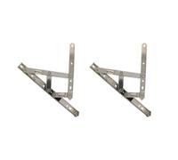 Fermo Per Finestra Cerniera for attrito for finestra a battente Rimani tono argento Accessori for la casa Accessori Strumenti(10inch2.5 2pc)