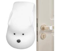 Fermo per maniglia della porta,Fermo per maniglia della porta | Fermaporta da parete a forma di orso Fermaporta in silicone - Protezione creativa per pomello della Protezione da parete per