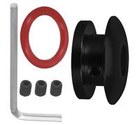 Fermo per Pomello Cambio Nero 12mm in Lega di Alluminio | Adattatore per Leva Cambio, Blocca Polvere e Detriti, per Interni Auto e Modifiche Fai da Te Colore Casuale