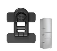 fermo per porta del congelatore, montaggio con colla forte, hardware resistente ai bambini, protezione per frigorifero senza chiave, robusto dispositivo di sicurezza per la casa con blocco