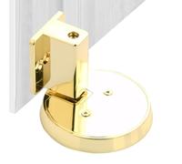 Fermo per porta in metallo senza perforazione, fermaporta invisibile, Fermo per porta antivento per montaggio a pavimento, Fermaporta meccanico senza foratura con adesivo per casa, soggiorno, camera d
