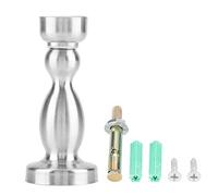 Fermo porta magnetico in acciaio inox resistente e antiruggine, 1 pezzo, design spesso e antivibrazione - Protezione contro urti e chiusure violente, facile da montare a paviment