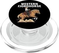 Fermo scorrevole Western Fjordhorse, motivo: cowgirl PopSockets PopGrip per MagSafe