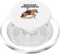Fermo scorrevole Western Fjordhorse, motivo: cowgirl PopSockets PopGrip per MagSafe