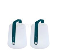 Fermob Balad Lampada ricaricabile LED, acapulco blu - 25 cm - set da 2