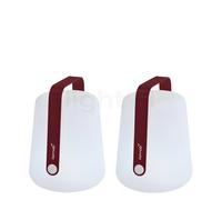 Fermob Balad Lampada ricaricabile LED, amarena - 25 cm - set da 2