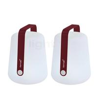 Fermob Balad Lampada ricaricabile LED, amarena - 38 cm - set da 2