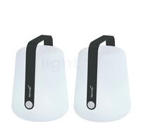 Fermob Balad Lampada ricaricabile LED, antracite - 38 cm - set da 2