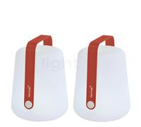 Fermob Balad Lampada ricaricabile LED, ocra rosso - 38 cm - set da 2