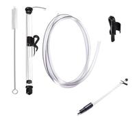 Fermtech - Mini sifonatore deluxe lungo 35,6 cm, attrezzatura completa per la produzione di birra, vino, idromele e birra artigianale; include pompa a sifone automatica, tubo di trasferimento per uso