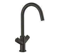 Fern Easyfit - Miscelatore monocomando per lavello, nero