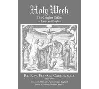 Fernand Cabrol Holy Week (Copertina rigida)