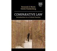 Fernanda G. Nicola Günter Frankenberg Comparative Law (Copertina rigida)