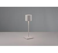 FERNANDEZ LAMPADA DA ESTERNO DA APPOGGIO RICARICABILE SU BASE A INDUZIONE GRIGIA CON REGOLAZIONE INTENSITA', TEMPERATURA DI COLORE H.38CM IP54 LED 1,5W 130lm, 2700+4000+6000K