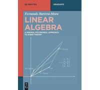Fernando Barrera-Mora Linear Algebra (Tascabile) De Gruyter Textbook
