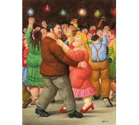 Fernando Botero Poster Danza Astratta Arte Della Parete Pittura Su Tela Vintage Fernando Botero Stampe Per Arredamento Domestico Moderno Immagine 40x50cm Senza Cornice