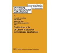 Fernando J. Gon Contributions to the UN Decade of Education f (Copertina rigida)