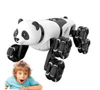 Fernbedesteuertes Stuntauto - RC-Fernbedienungsauto Spielzeug | RC Stuntfahrzeug Mit LED-Beleuchtung Und Soundeffektens | Panda Design Sensor-Rennspiel Für, Mädchen & Jugendliche
