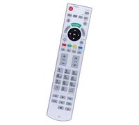 Fernbedienung Tv Telecomando di Ricambio per N2Qayb 000928/000842/000840/00101/000074/000863/001109 Abs+pulsante in Silicone Fernbedienung Tv Telecomando Argento