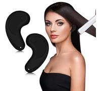 FERNIDA Coppia di protezioni per le orecchie per proteggere l'orecchio da asciugacapelli, tinture per capelli e ferro da stiro, resistenza alle alte temperature e coperture riutilizzabili in silicone