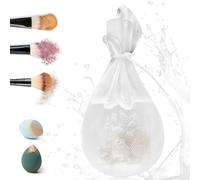 FERNIDA Spugna per il trucco in silicone per la pulizia dei pennelli da trucco, borsa per la pulizia di pennelli da trucco, spugna per fondotinta, soffio per cuscino, soffio per cipria