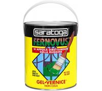 SARATOGA Vernice Gel Antiruggine Pronta All'Uso Senza Bisogno Di Trattamenti Preliminari, Latta Da 2500 Ml Grigio Forgia Metallizzat