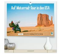 Fernweh und Traumziele: Auf Motorrad-Tour in den USA (hochwertiger Premium Wandkalender 2026 DIN A2 quer), Kunstdruck in Hochglanz: Aufgeschoben ist ... fahren auch nächstes Jahr noch in den USA
