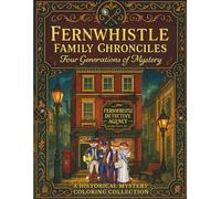 Fernwhistle Family Chronicles: A Multi-Generational Cozy Mystery Coloring Book: Unravel Victorian & Historical Whiskerville Family Cases