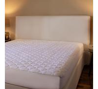 Ferò Coprimaterasso in plush imbottito e trapuntato