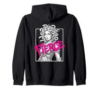 Feroce Medusa Mitologia Greca Regina Guerriera Felpa con Cappuccio